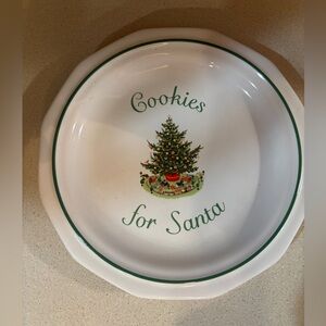 Pfaltzgraff Cookies for Santa Plate